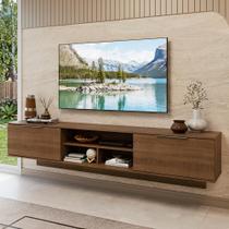 Rack Suspenso para TV até 80 Polegadas 218 cm 2 Portas Rustic Stella Madesa