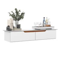 Rack Suspenso Pequeno Painel Parede Sala Tv Estante Quarto