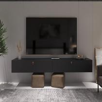 Rack Suspenso Tulum para Tv até 70 Polegadas 2 Portas 180cm Via Nossa