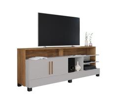 Rack Taípe Para Tv de 65" Off-White/Cinamomo - Bechara