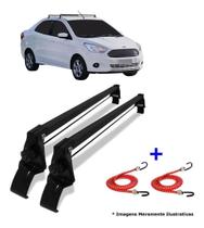 Rack Teto + 2 Elasticos Ford Ka Novo Hatch E Sedan Ano 14 A