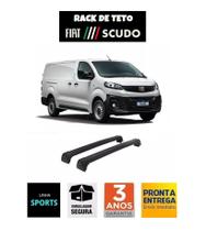 Rack Teto Alumínio FIAT Scudo Preto