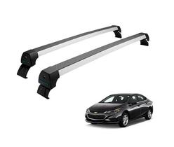 Rack Teto Alumínio Prata Cruze Sedan (2017 Em Diante) Rack Teto Alumínio Prata Cruze Sedan (2017 Em Diante)