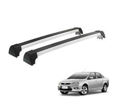 Rack Teto Alumínio Prata Focus Sedan (2010 A 2013) Rack Teto Alumínio Prata Focus Sedan (2010 A 2013)