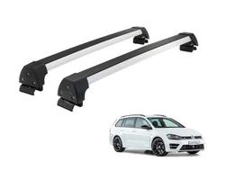 Rack Teto Alumínio Prata Golf Variant (a Partir 2015)