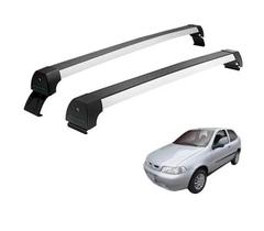 Rack Teto Alumínio Prata Palio 2 Portas Exceto Novo Palio Rack Teto Alumínio Prata Palio 2 Portas Exceto Novo Palio