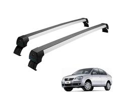 Rack Teto Alumínio Prata Polo Sedan (2003 A 2017) Rack Teto Alumínio Prata Polo Sedan (2003 A 2017)