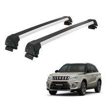 Rack Teto Alumínio Prata Vitara à partir 2016 Long.integrada
