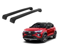 Rack Teto Alumínio Preto Fiat Pulse Rack Teto Alumínio Preto Fiat Pulse