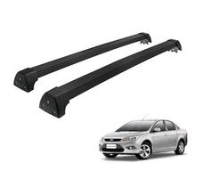 Rack Teto Alumínio Preto Focus Sedan (2010 A 2013) Rack Teto Alumínio Preto Focus Sedan (2010 A 2013)