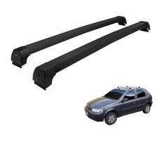 Rack Teto Alumínio Preto Palio Fire 4 Portas