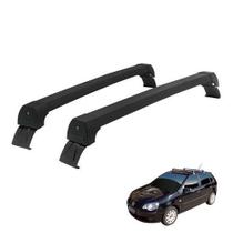 Rack Teto Alumínio Preto Polo Hatch (2003 A 2017) - Preto Rack Teto Alumínio Preto Polo Hatch (2003 A 2017) - Preto
