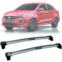 Rack Teto Aluminio Prime Fiat Argo 2017 até 24 Prata PR070 Rack Teto Aluminio Prime Fiat Argo 2017 até 24 Prata PR070