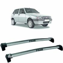 Rack Teto Aluminio Prime Fiat Uno 02 até 13 4pts Prata PR001 Rack Teto Aluminio Prime Fiat Uno 02 até 13 4pts Prata PR001