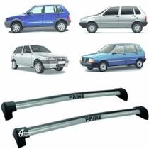 Rack Teto Aluminio Prime Fiat Uno 84 até 13 4pts Prata PR001 Rack Teto Aluminio Prime Fiat Uno 84 até 13 4pts Prata PR001