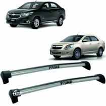 Rack Teto Aluminio Prime GM Cobalt 2011 até 2015 Prata PR083