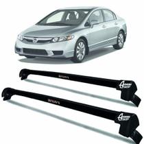 Rack Teto Aluminio Prime Honda Civic 2009/ 11 Preto PR152