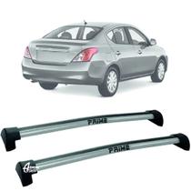Rack Teto Aluminio Prime Nissan Versa 12 a 21 Prata PR087 Rack Teto Aluminio Prime Nissan Versa 12 a 21 Prata PR087
