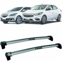 Rack Teto Aluminio Prime Onix Prisma 4pts 13/19 Prata PR016