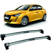Rack Teto Aluminio Prime Peugeot 208 20 até 25 PRATA PR308
