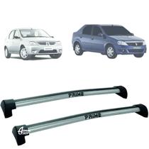 Rack Teto Aluminio Prime Renault Logan 07 a 13 Prata PR027 Rack Teto Aluminio Prime Renault Logan 07 a 13 Prata PR027
