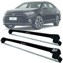 Rack Teto Aluminio Prime VW Virtus 2024 até 26 Preto PR207