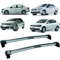 Rack Teto Aluminio Prime VW Voyage G5 G6 G7 G8 Prata PR021 Rack Teto Aluminio Prime VW Voyage G5 G6 G7 G8 Prata PR021