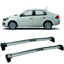 Rack Teto Aluminio Prime VW Voyage G7 18/19 4pts Prata PR021