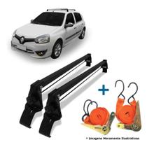 Rack Teto Bagageiro + 2 Cintas Clio 4 Portas Ano 01/15 Rack Teto Bagageiro + 2 Cintas Clio 4 Portas Ano 01/15