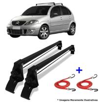 Rack Teto Bagageiro + 2 Elasticos Citroen C3 Ano 02/12 Rack Teto Bagageiro + 2 Elasticos Citroen C3 Ano 02/12