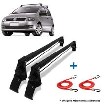 Rack Teto Bagageiro Fox 2004 à 2016 4 Pts + Elástico Carga