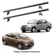 Rack Teto Bagageiro Gm Prisma Sedan e Hatch 2006 Até 2015