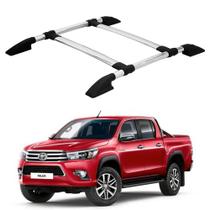 Rack Teto Bagageiro Hilux 2018 2019 2020 Alumínio Parafusado
