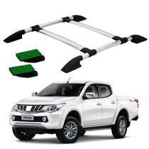 Rack Teto Bagageiro L200 Triton 2011 2012 2013 Alumí. Colado
