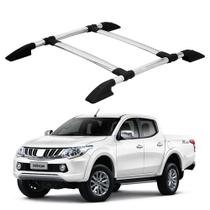 Rack Teto Bagageiro L200 Triton 2017 2018 2019 Alumí. Paraf.