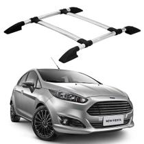 Rack Teto Bagageiro New Fiesta 2014 2015 2016 Alumín. Paraf.