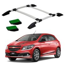 Rack Teto Bagageiro Onix 2013 2014 2015 2016 Prata Colado