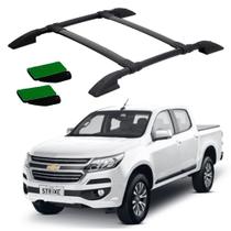 Rack Teto Bagageiro S10 2015 2016 2017 2018 2019 Preto Cola.