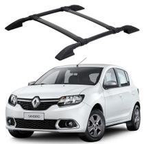 Rack Teto Bagageiro Sandero 2015 2016 2017 2018 Preto Paraf.