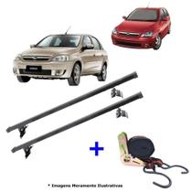 Rack Teto Corsa Premium Joy Maxx Sedan e Hatch + 1 Cinta