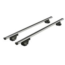 Rack Teto Eros Aluminío Prata Longarina 1260mm Universal