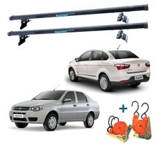 Rack Teto Fiat Siena 4 Portas 1996 A 2015 + 2 Cinta Catraca