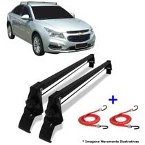 Rack Teto Gm Cruze Sedan 4P 2011 A 2015 + 2 Elástico Carga