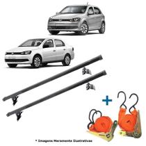 Rack Teto Gol G5 e G6 Voyage G5 e G6 Bagageiro + 2 Cintas