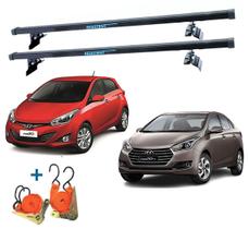 Rack Teto Hb20 Sedan E Hatch 2013 A 2018 + 2 Cinta Catraca Rack Teto Hb20 Sedan E Hatch 2013 A 2018 + 2 Cinta Catraca