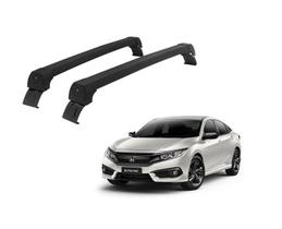 Rack Teto Honda Civic 2017 em diante Alumínio Preto