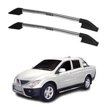 Rack Teto Longarina Actyon 2013 2014 2015 2016 2017 Prata Rack Teto Longarina Actyon 2013 2014 2015 2016 2017 Prata