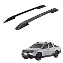 Rack Teto Longarina Duster Oroch 2017 2018 Alumínio Preto Rack Teto Longarina Duster Oroch 2017 2018 Alumínio Preto