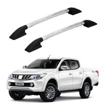 Rack Teto Longarina L200 Sport 2011 2012 2013 Alumí. Paraf.