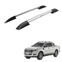 Rack Teto Longarina Ranger 2016 2017 2018 Alumínio Polido Rack Teto Longarina Ranger 2016 2017 2018 Alumínio Polido